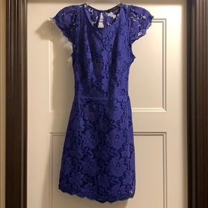 Purple lace dress